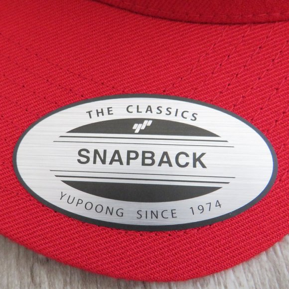 Yupoong*‎ Four (4) Classic Snapback "Shady Capz" Baseball Cap/Hat~ ALL RED! - Picture 4 of 12
